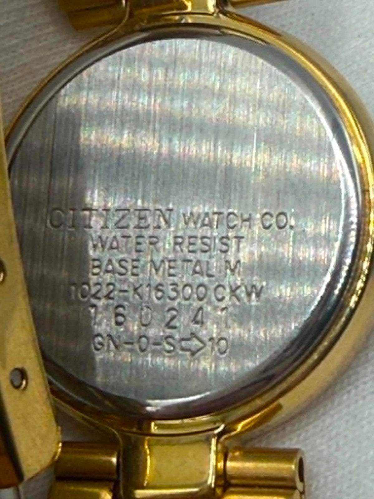 citizen gold watch women excellent condition.
